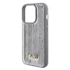 Guess - Flitteres Fém Felirat (GUHCP15XPSFDGSS) - iPhone 15 Pro Max - Ezüst