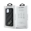 Karl Lagerfeld - Diagonal Quilted Script (KLHCP15SPQDSMGK) - iPhone 15 - Black