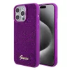 Guess - Disco Fém Felirat (GUHCP15LPMSDGSF) - iPhone 15 Pro - Fukszia