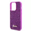 Guess - Disco Fém Felirat (GUHCP15LPMSDGSF) - iPhone 15 Pro - Fukszia