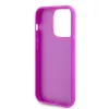 Guess - Disco Fém Felirat (GUHCP15LPMSDGSF) - iPhone 15 Pro - Fukszia