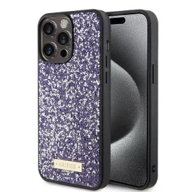   Guess - Strassz Fém Logó (GUHCP15LPFGSBSP) - iPhone 15 Pro - Lila
