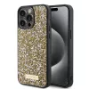 Guess - Strassz Fém Logó (GUHCP15LPFGSBSD) - iPhone 15 Pro - Sárga
