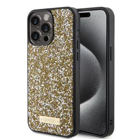   Guess - Strassz Fém Logó (GUHCP15LPFGSBSD) - iPhone 15 Pro - Sárga