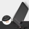Techsuit - Carbon szilikon tok - Samsung Galaxy A30s / A50 / A50s - Fekete