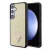 Guess - Strassz Háromszög (GUHCS24MHDGPPD) - Samsung Galaxy S24 Plus - Arany