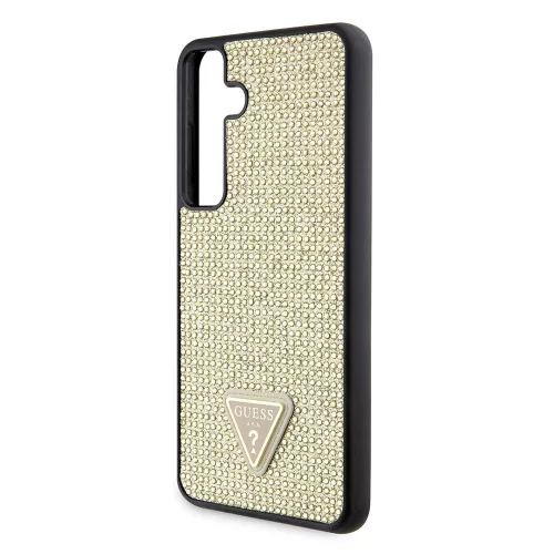 Guess - Strassz Háromszög (GUHCS24MHDGPPD) - Samsung Galaxy S24 Plus - Arany