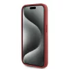 Karl Lagerfeld - Diagonal Quilted Script (KLHCP15LPQDSMGR) - iPhone 15 Pro - Red