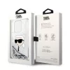 Karl Lagerfeld - Hardcase Glitter (KLHCP14LLNKHCH) - iPhone 14 Pro - Silver Karl Head
