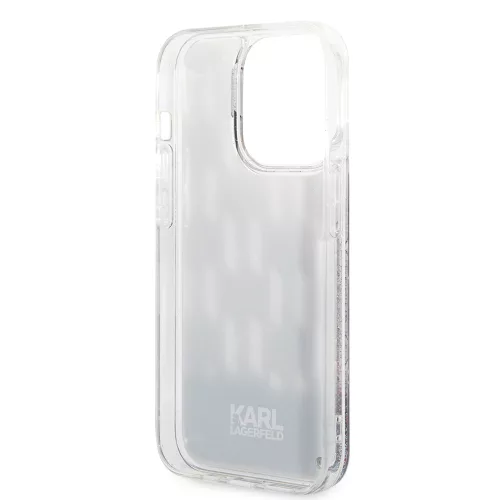 Karl Lagerfeld - Hardcase Liquid Glitter (KLHCP14LLMNMK) - iPhone 14 Pro - Monogram