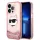 Karl Lagerfeld - Hardcase Glitter (KLHCP14LLNCHCP) - iPhone 14 Pro - Pink Choupette Head