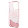 Karl Lagerfeld - Hardcase Glitter (KLHCP14LLNCHCP) - iPhone 14 Pro - Pink Choupette Head