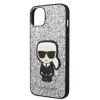 Karl Lagerfeld - Hardcase Glitter (KLHCP14MGFKPG) - iPhone 14 Plus - Silver Flakes Ikonik