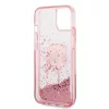 Karl Lagerfeld - Hardcase Glitter (KLHCP14MLNKHCP) - iPhone 14 Plus - Pink Karl Head