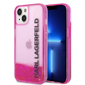   Karl Lagerfeld - Hardcase Liquid Glitter (KLHCP14MLCKVF) - iPhone 14 Plus - Pink Elong