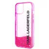 Karl Lagerfeld - Hardcase Liquid Glitter (KLHCP14MLCKVF) - iPhone 14 Plus - Pink Elong