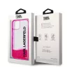 Karl Lagerfeld - Hardcase Liquid Glitter (KLHCP14MLCKVF) - iPhone 14 Plus - Pink Elong