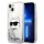 Karl Lagerfeld - Hardcase Glitter (KLHCP14MLNCHCS) - iPhone 14 Plus - Silver Choupette Head
