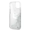 Karl Lagerfeld - Hardcase Glitter (KLHCP14MLNCHCS) - iPhone 14 Plus - Silver Choupette Head
