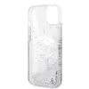 Karl Lagerfeld - Hardcase Glitter (KLHCP14MLNKHCH) - iPhone 14 Plus - Silver Karl Head