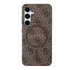Guess - 4G Bőr Kollekció MagSafe (GUHMS24SG4GFRW) - Samsung Galaxy S24 - Barna
