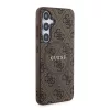 Guess - 4G Bőr Kollekció MagSafe (GUHMS24SG4GFRW) - Samsung Galaxy S24 - Barna