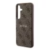 Guess - 4G Bőr Kollekció MagSafe (GUHMS24SG4GFRW) - Samsung Galaxy S24 - Barna