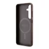 Guess - 4G Bőr Kollekció MagSafe (GUHMS24SG4GFRW) - Samsung Galaxy S24 - Barna