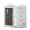 Guess - 4G Bőr Kollekció MagSafe (GUHMS24SG4GFRW) - Samsung Galaxy S24 - Barna
