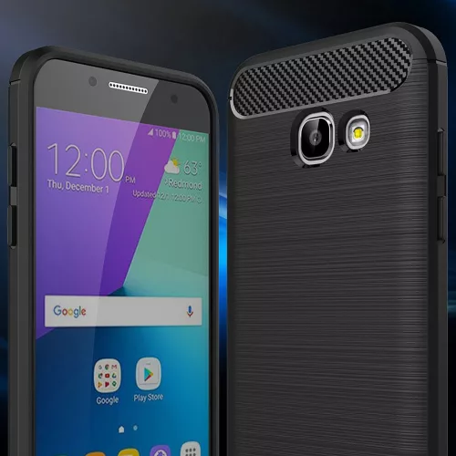 Techsuit - Carbon szilikon tok - Samsung Galaxy A5 2017 A520 - Fekete