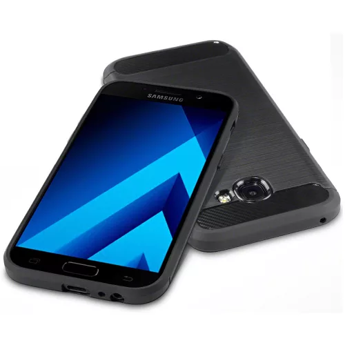 Techsuit - Carbon szilikon tok - Samsung Galaxy A5 2017 A520 - Fekete