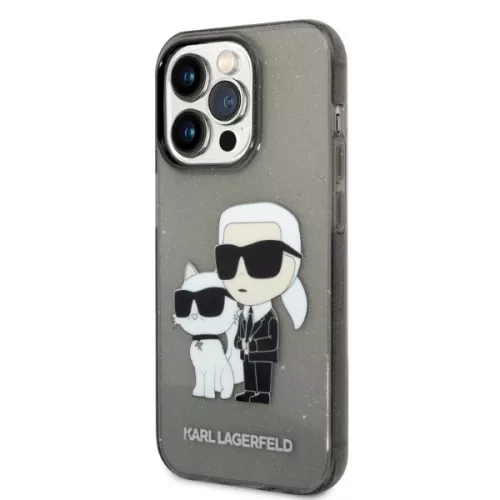 Karl Lagerfeld - Hardcase Glitter (KLHCP14XHNKCTGK) - iPhone 14 Pro Max - Karl&Choupette