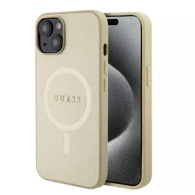   Guess - Saffiano MagSafe (GUHMP15MPSAHMCB) - iPhone 15 Plus - Arany
