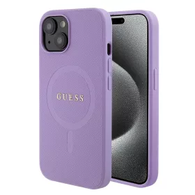   Guess - Saffiano MagSafe (GUHMP15SPSAHMCU) - iPhone 15 - Lila