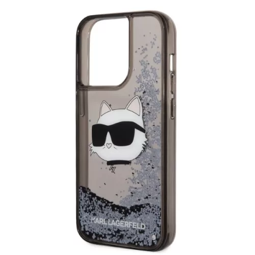 Karl Lagerfeld - Hardcase Glitter (KLHCP14XLNCHCK) - iPhone 14 Pro Max - Choupette Head
