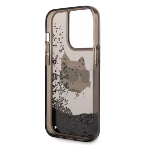 Karl Lagerfeld - Hardcase Glitter (KLHCP14XLNCHCK) - iPhone 14 Pro Max - Choupette Head