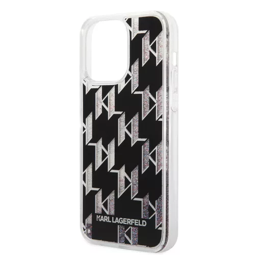 Karl Lagerfeld - Hardcase Liquid Glitter (KLHCP14XLMNMK) - iPhone 14 Pro Max - Monogram