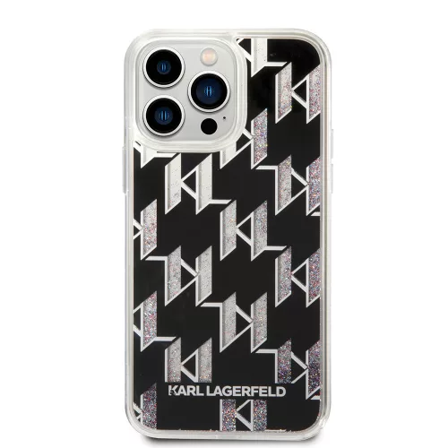 Karl Lagerfeld - Hardcase Liquid Glitter (KLHCP14XLMNMK) - iPhone 14 Pro Max - Monogram