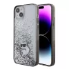 Karl Lagerfeld - Hardcase Liquid Glitter (KLHCP15MLKCNSK) - iPhone 15 Plus - Transparent Choupette