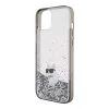 Karl Lagerfeld - Hardcase Liquid Glitter (KLHCP15MLKCNSK) - iPhone 15 Plus - Transparent Choupette