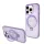 Guess - Ring Stand Script Glitter MagSafe - iPhone 15 Pro (GUHMP15LHRSGSU) - Purple