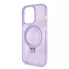 Guess - Ring Stand Script Glitter MagSafe - iPhone 15 Pro (GUHMP15LHRSGSU) - Purple