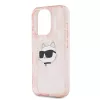 Karl Lagerfeld - IML Luxury (KLHCP15LHKLPCHP) - iPhone 15 Pro - Pink Choupette Head&Monogram
