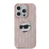 Karl Lagerfeld - IML Luxury (KLHCP15LHKLPCHP) - iPhone 15 Pro - Pink Choupette Head&Monogram