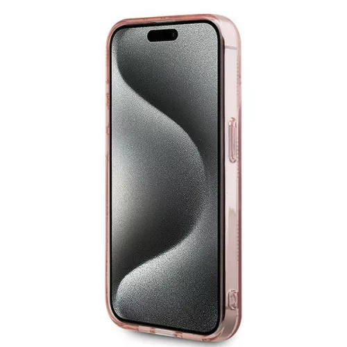 Karl Lagerfeld - IML Luxury (KLHCP15LHKLPCHP) - iPhone 15 Pro - Pink Choupette Head&Monogram