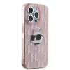 Karl Lagerfeld - IML Luxury (KLHCP15LHKLPCHP) - iPhone 15 Pro - Pink Choupette Head&Monogram