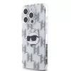 Karl Lagerfeld - IML Luxury (KLHCP15LHKLPCHT) - iPhone 15 Pro - Clear Choupette Head&Monogram