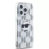 Karl Lagerfeld - IML Luxury (KLHCP15LHKLPCHT) - iPhone 15 Pro - Clear Choupette Head&Monogram