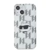 Karl Lagerfeld - IML Luxury (KLHCP15SHKLPCHT) - iPhone 15 - Transparent Choupette Head&Monogram
