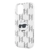 Karl Lagerfeld - IML Luxury (KLHCP15SHKLPCHT) - iPhone 15 - Transparent Choupette Head&Monogram